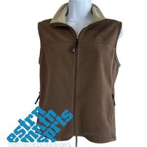 Eastern Mountain Sports Brown Fleece Vest size Small